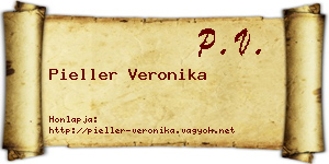 Pieller Veronika névjegykártya